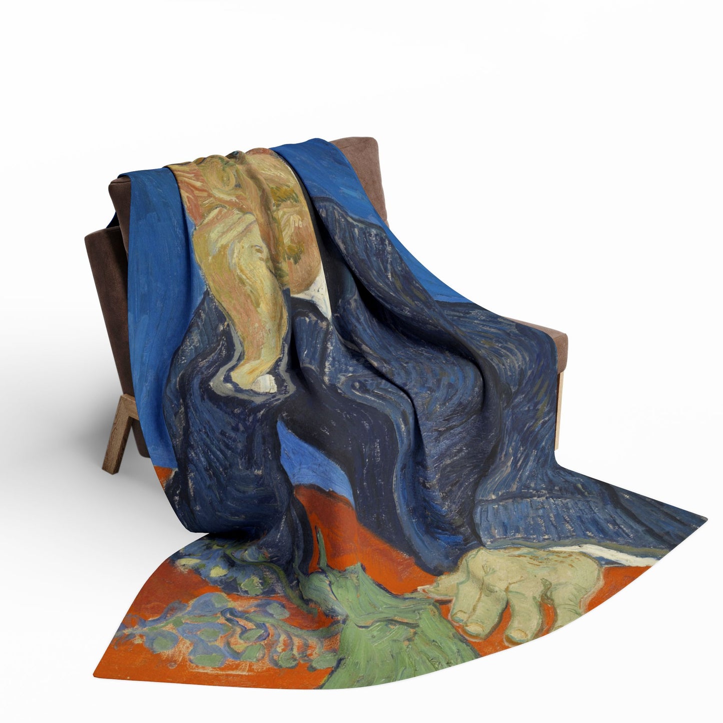Van Gogh, Vincent - Portrait of Dr. Paul Gachet (1890) - Arctic Fleece Blanket