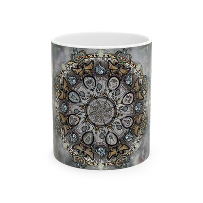 Pacio, Adam - Memento Mori Mandala - Ceramic Mug