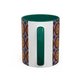 Solar Disc Mandala - Colorful Accent Mugs