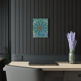 Melek Taus Mandala - Acrylic Block