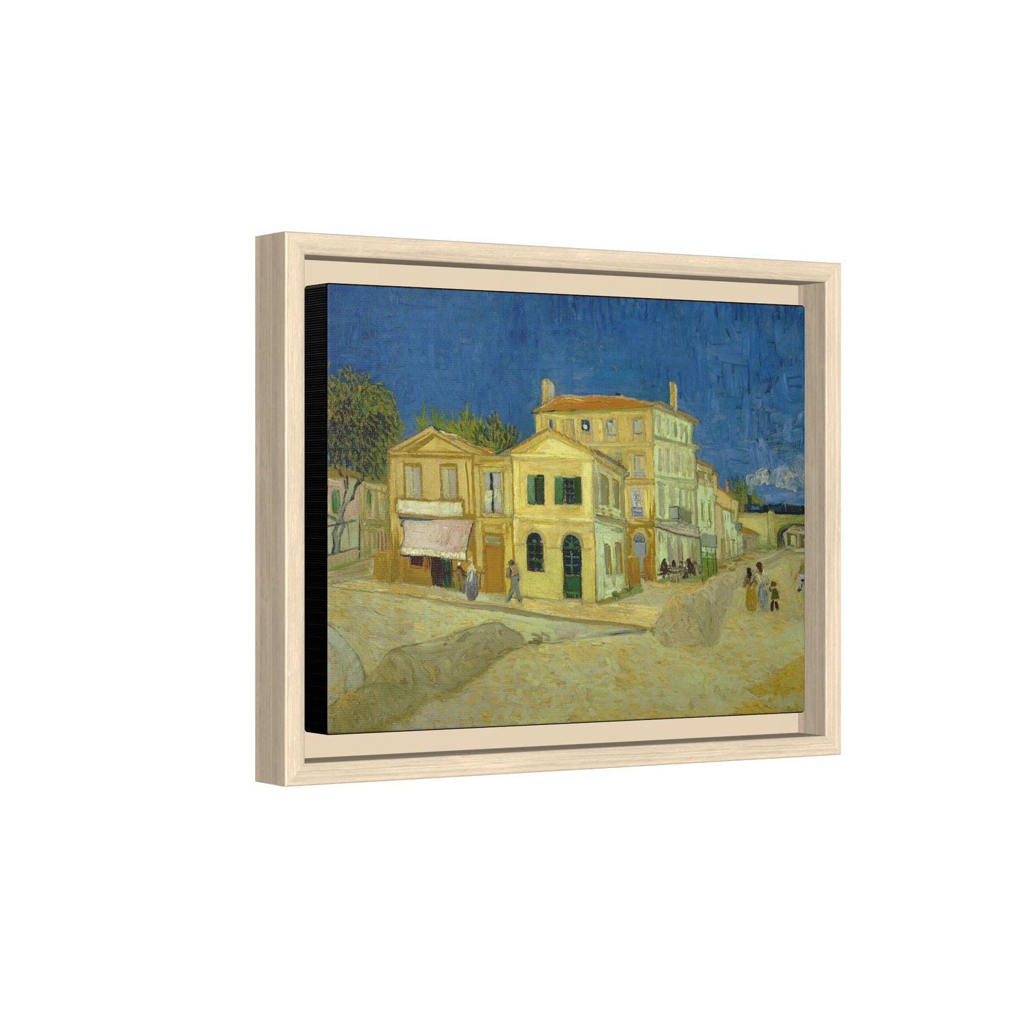 Van Gogh, Vincent - The Yellow House (1888) - Matte Canvas, Framed
