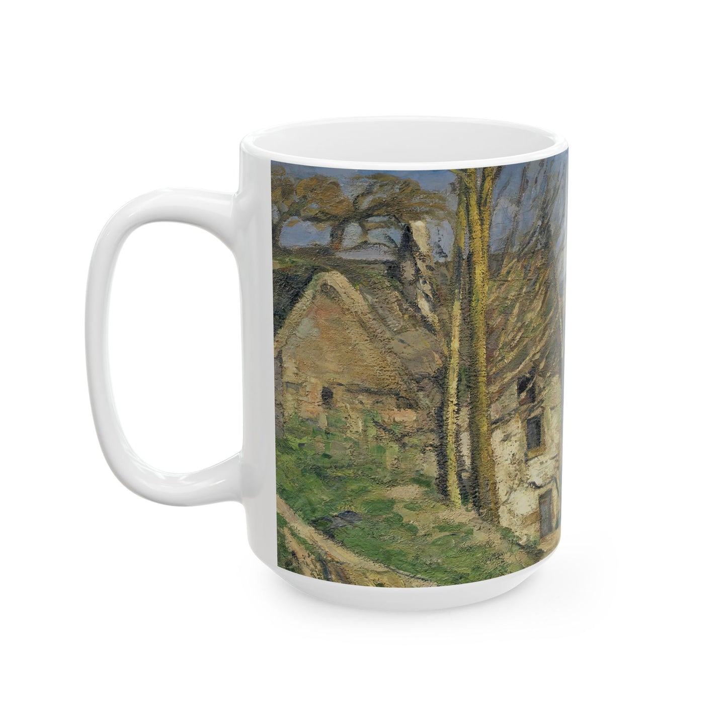 Cézanne, Paul - The House of the Hanged Man, Auvers-sur-Oise (1874) - Ceramic Mug