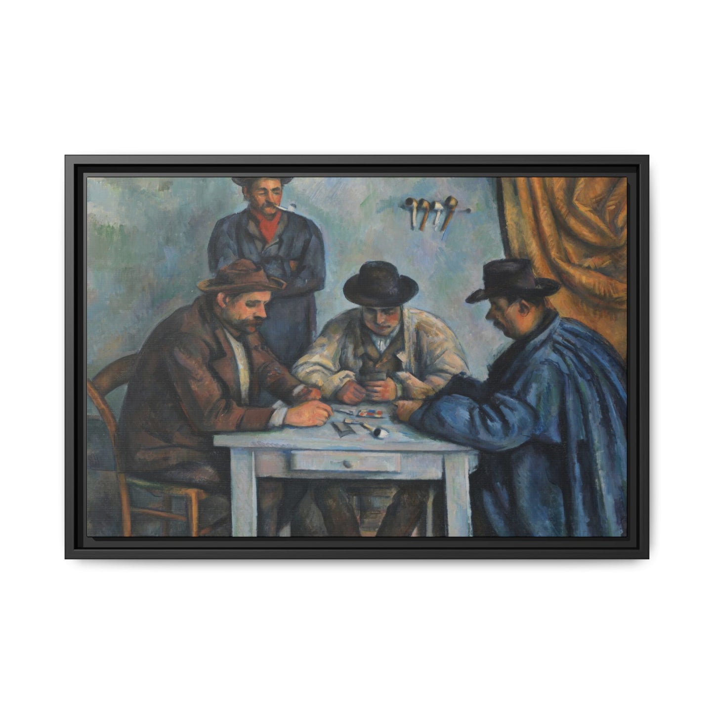 Cézanne, Paul - The Card Players (1892) - Matte Canvas, Framed