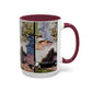 Cézanne, Paul - A Modern Olympia (1874) - Colorful Accent Mugs