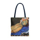 Filiger, Charles - The Recumbent Christ (1895) - Tote Bag