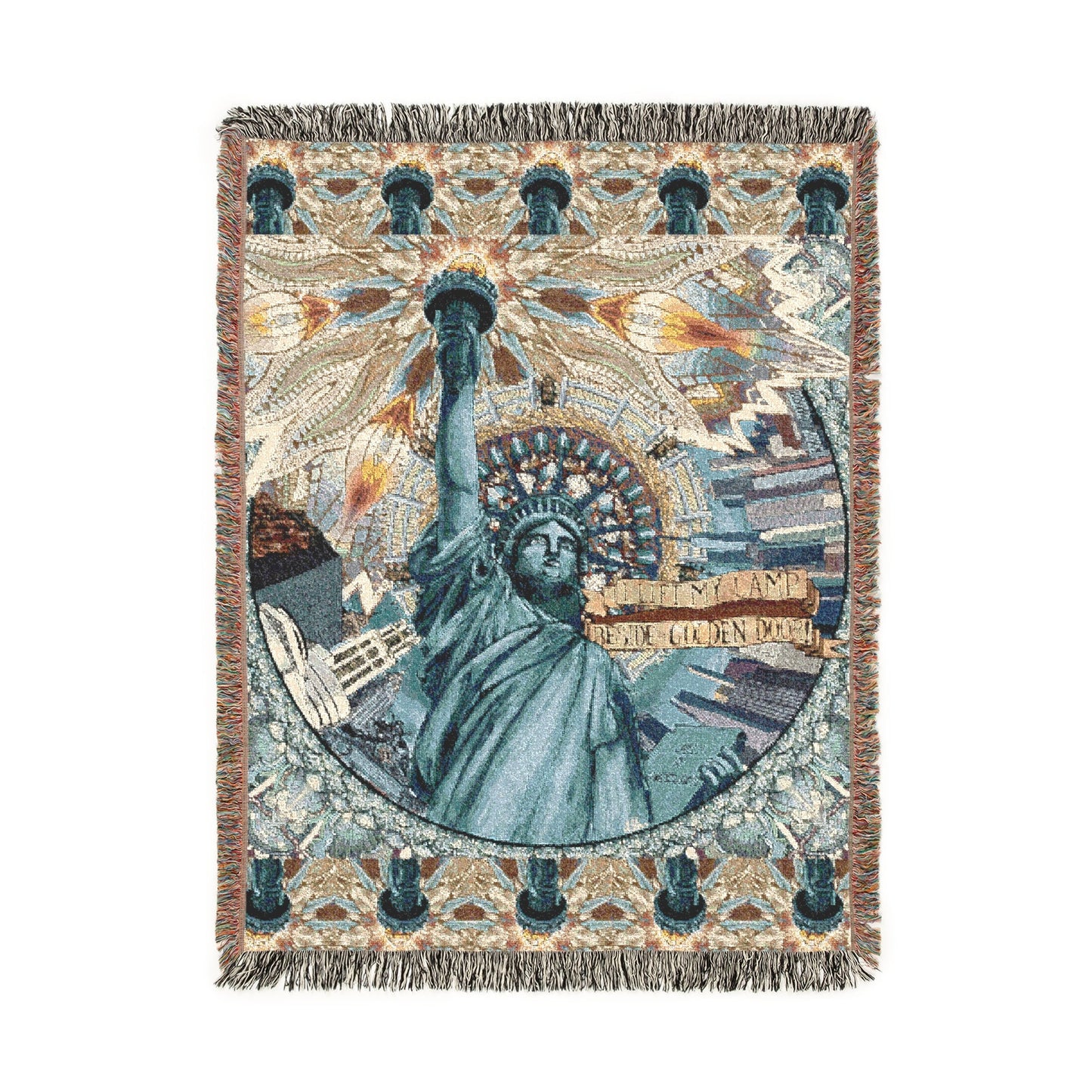 Liberty Mandala - Woven Blanket