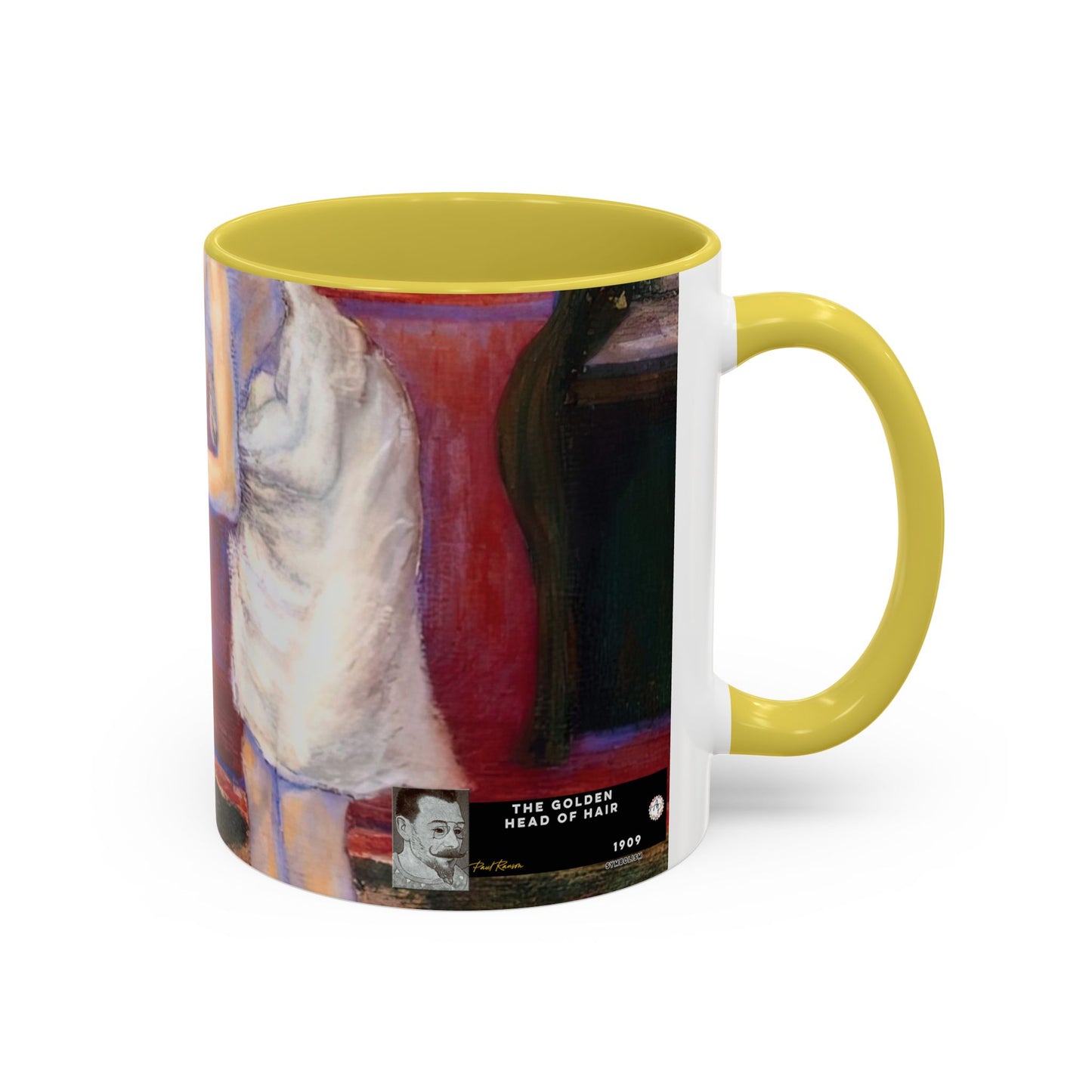 Ranson, Paul - The Golden Head of Hair (1909) - Colorful Accent Mugs