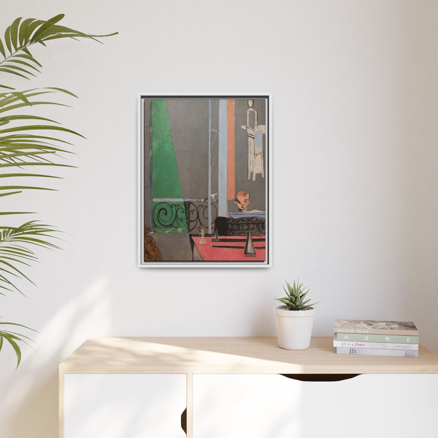 Matisse, Henri - Piano Lesson (1916) - Matte Canvas, Framed