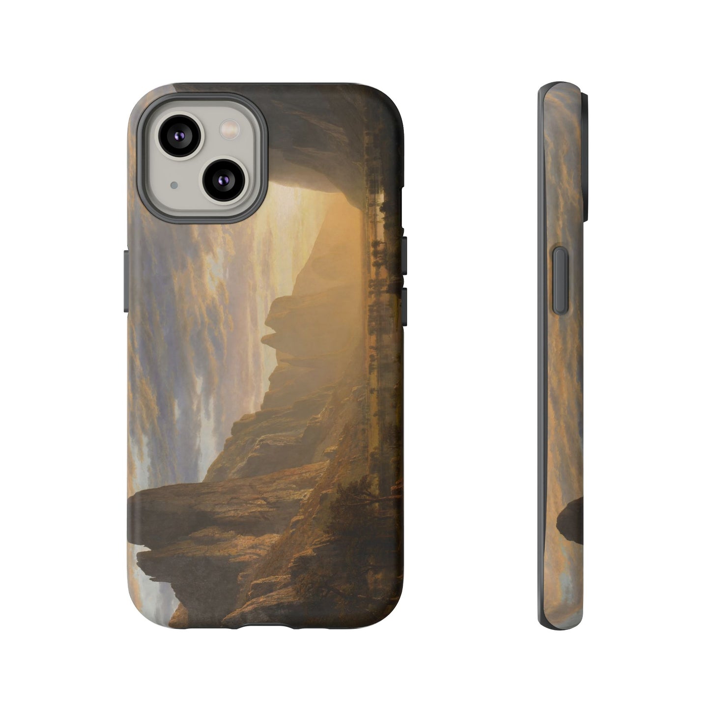 Bierstadt, Albert - Looking Down Yosemite Valley (1865) - Tough Phone Cases