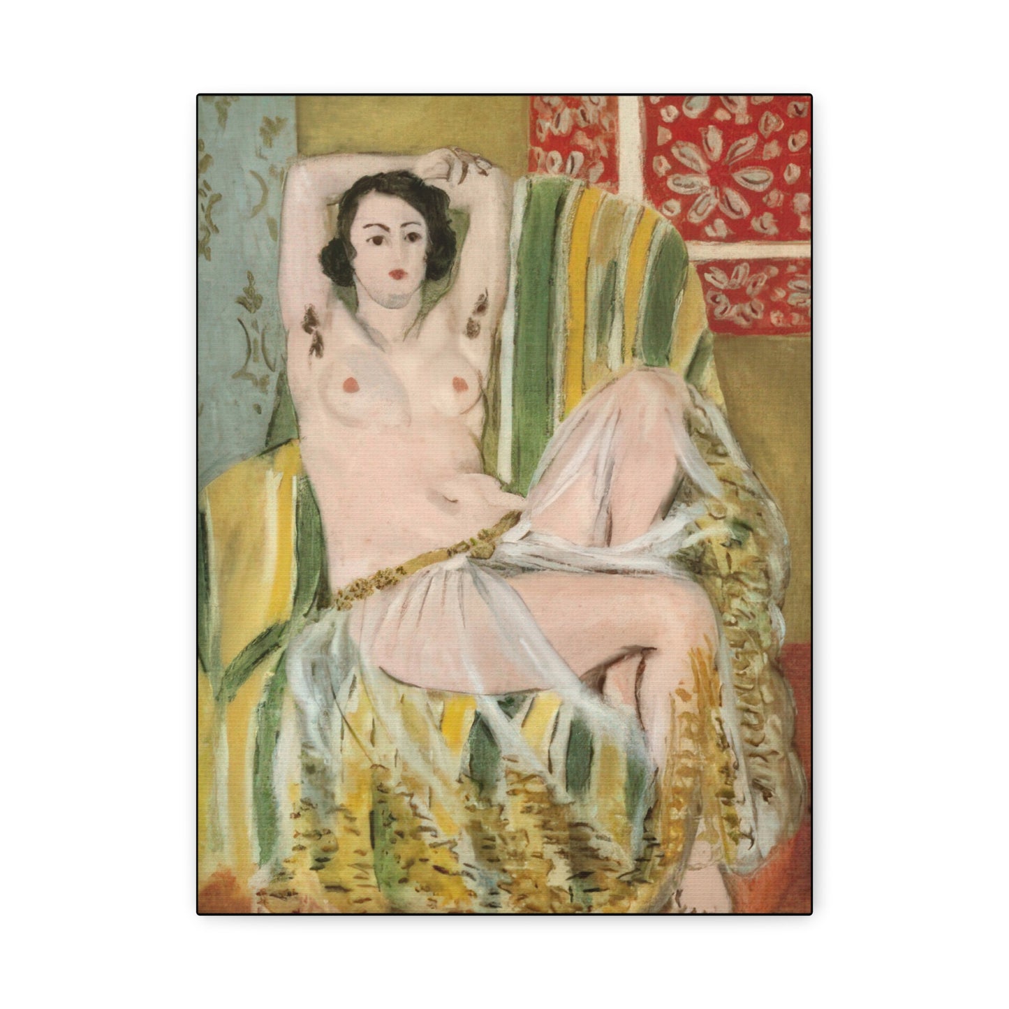 Matisse, Henri - Odalisque with Raised Arms (1923) - Canvas Block, unframed