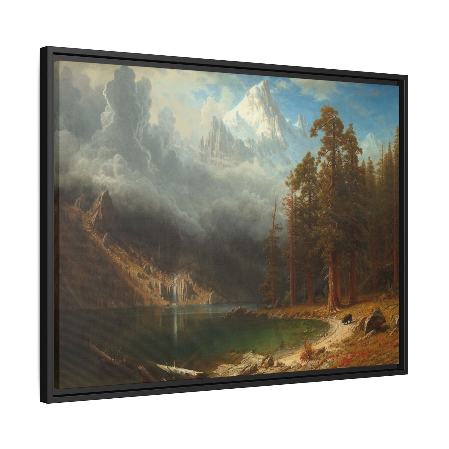 Bierstadt, Albert - Mount Corcoran (1877) - Matte Canvas, Framed