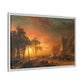 Bierstadt, Albert - Emigrants Crossing the Plains (1867) - Matte Canvas, Framed
