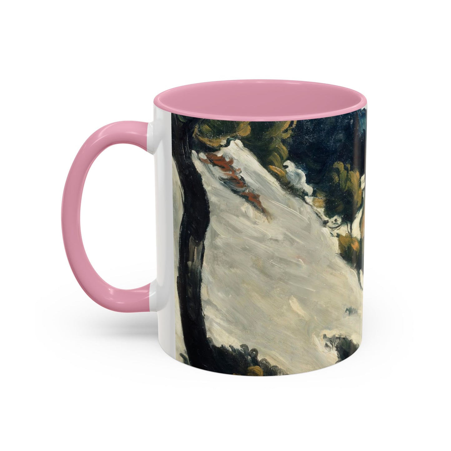 Cézanne, Paul - A Modern Olympia (1874) - Colorful Accent Mugs