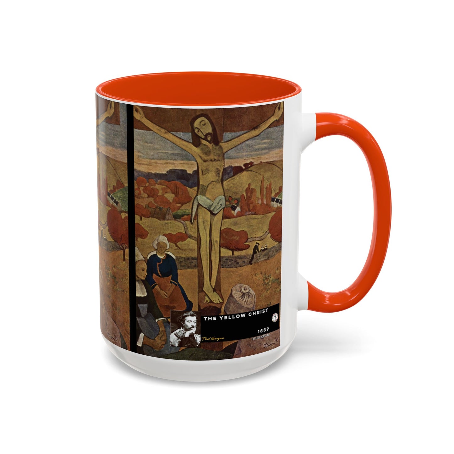 Gauguin, Paul - The Yellow Christ (1889) - Colorful Accent Mugs