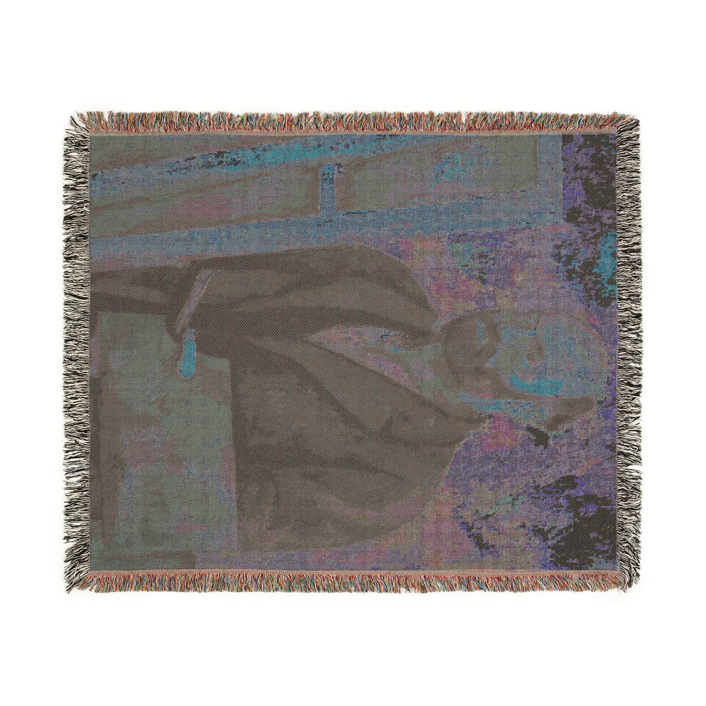 Cézanne, Paul - Portrait of the Artist with a Palette (1890) - Woven Blanket