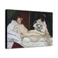 Manet, Édouard - Olympia (1870) - Canvas Block, unframed