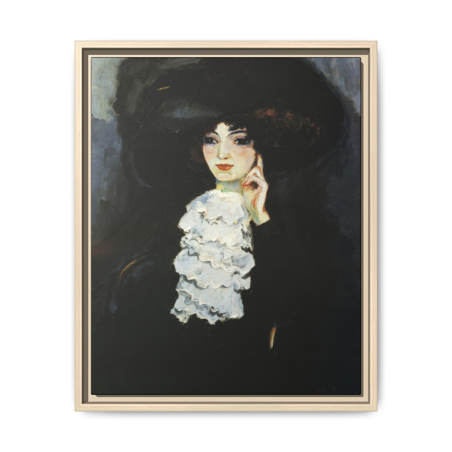 Van Dongen, Kees - Woman with Frill (1905) - Matte Canvas, Framed