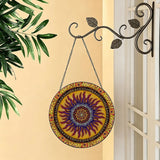 Solar Disc Mandala - Stained Glass Suncatcher