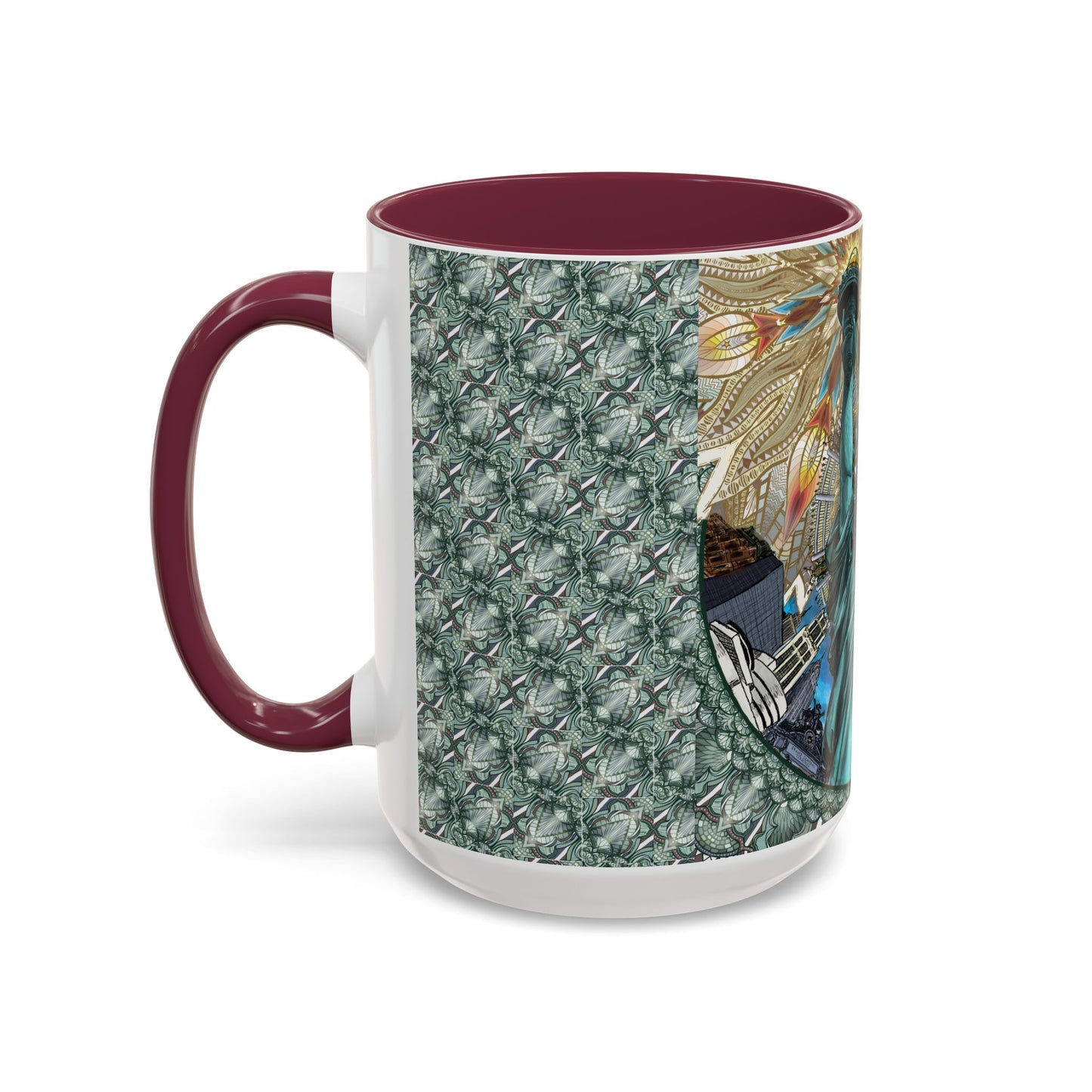 Pacio, Adam - Liberty Mandala - Colorful Accent Mugs
