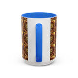 Lion Summer Mandala - Colorful Accent Mugs