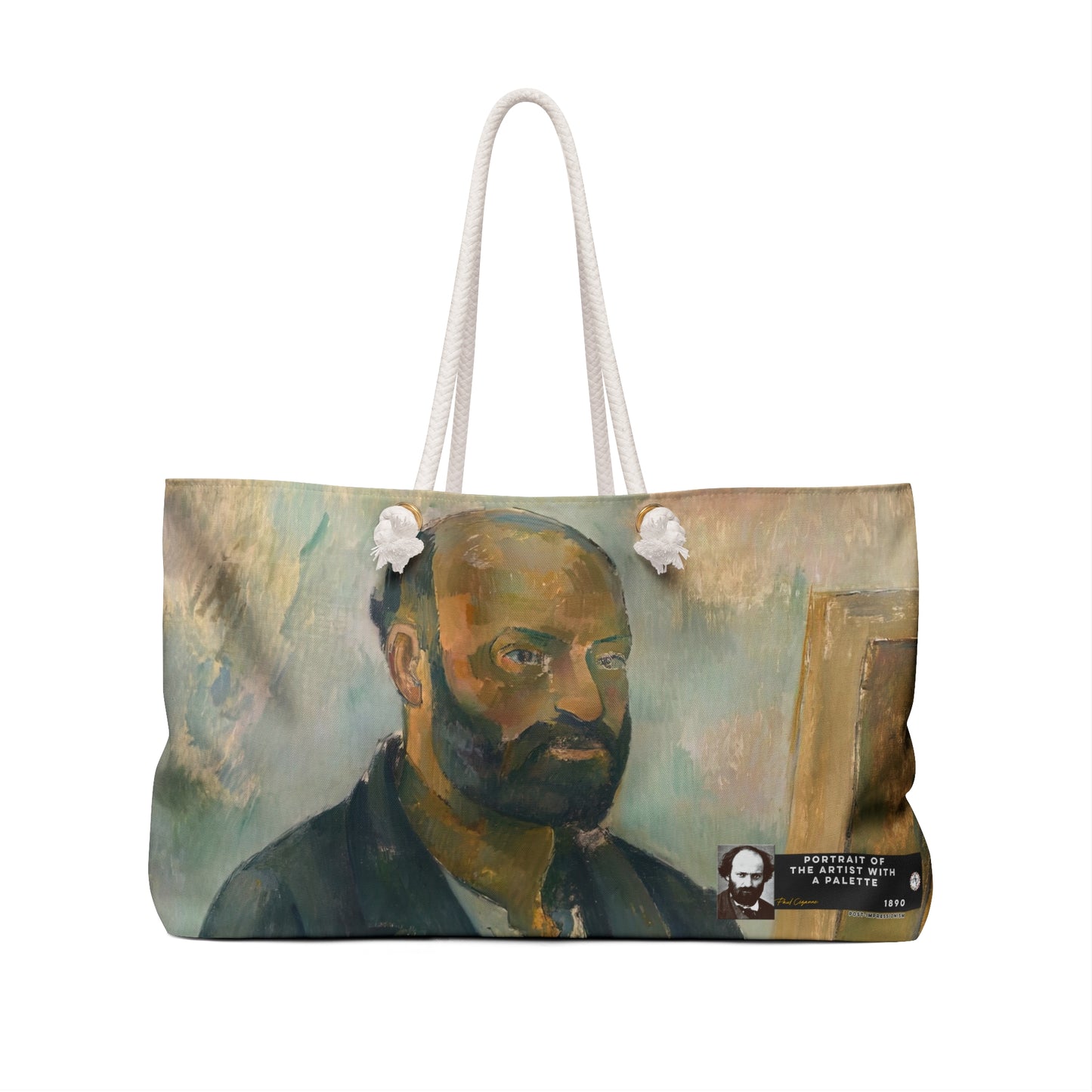 Cézanne, Paul - Portrait of the Artist with a Palette (1890) - Weekender Bag