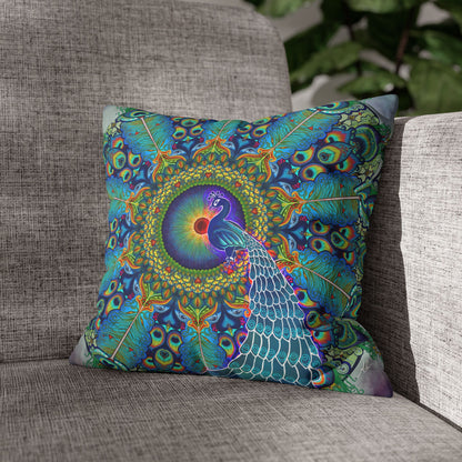Pacio, Adam - Melek Taus Mandala - Suede Square Pillowcase