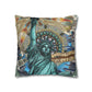 Pacio, Adam - Liberty Mandala - Suede Square Pillowcase