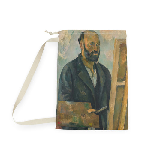 Cézanne, Paul - Portrait of the Artist with a Palette (1890) - Laundry Bag