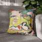 Matisse, Henri - The Joy of Life (1905) - Suede Square Pillowcase