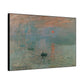 Monet, Claude - Impression, Sunrise (1872) - Canvas Block, unframed