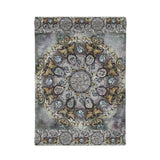 Memento Mori Mandala A - Woven Wall Tapestry