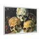 Cézanne, Paul - Pyramid of Skulls (1901) - Matte Canvas, Framed