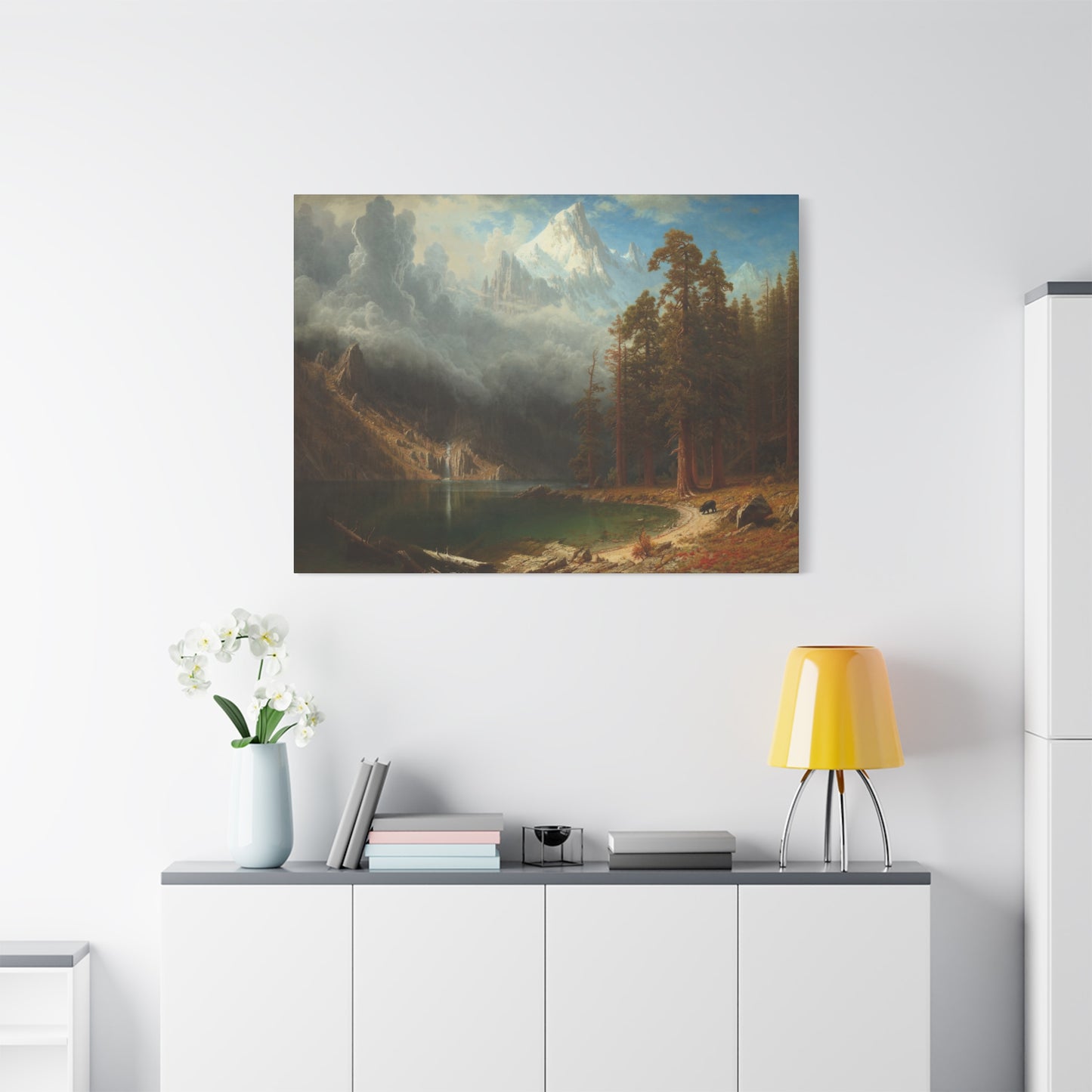 Bierstadt, Albert - Mount Corcoran (1877)- Canvas Block, unframed