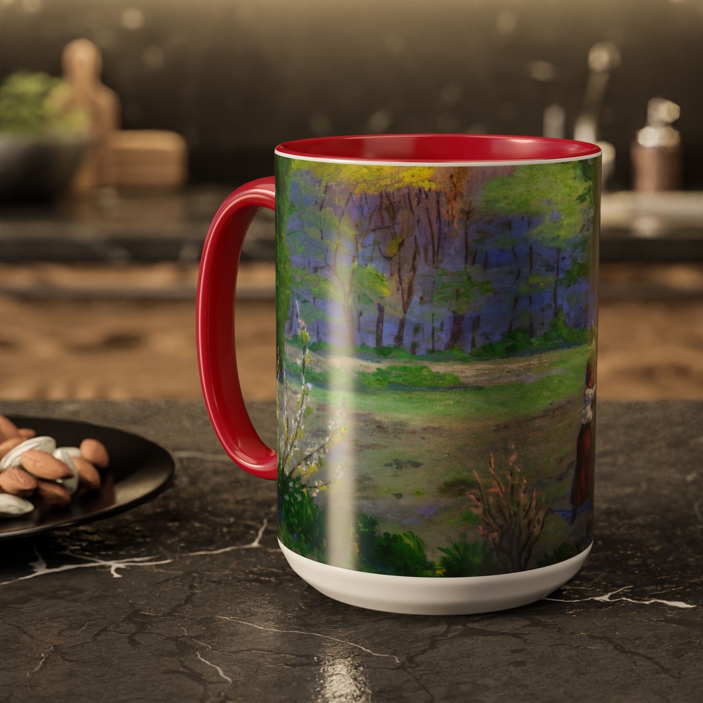 Ranson, Paul - Picking Flowers (1890) - Colorful Accent Mugs