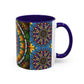 Pacio, Adam - Emerald Arrows Mandala - Colorful Accent Mugs