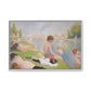 Seurat, Georges - Bathers at Asnières (1884) - Matte Canvas, Framed