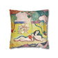 Matisse, Henri - The Joy of Life (1905) - Suede Square Pillowcase