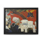 Gauguin, Paul - Vision of the Sermon (Jacob Wrestling with the Angel) (1888) - Matte Canvas, Framed