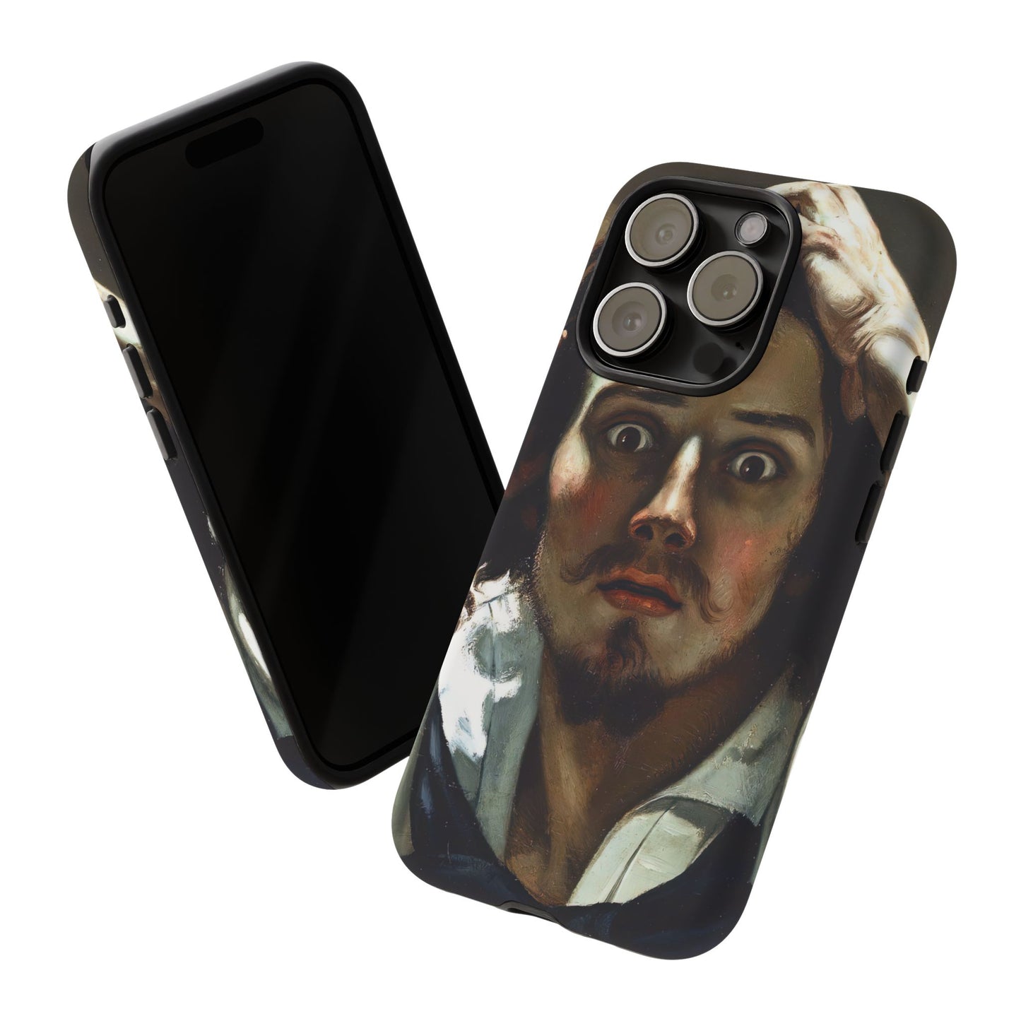 Courbet, Gustave - The Desperate Man (1843) - Tough Phone Cases