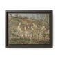Pissarro, Camille - Red Roofs, Corner of a Village in Winter (1877) - Matte Canvas, Framed