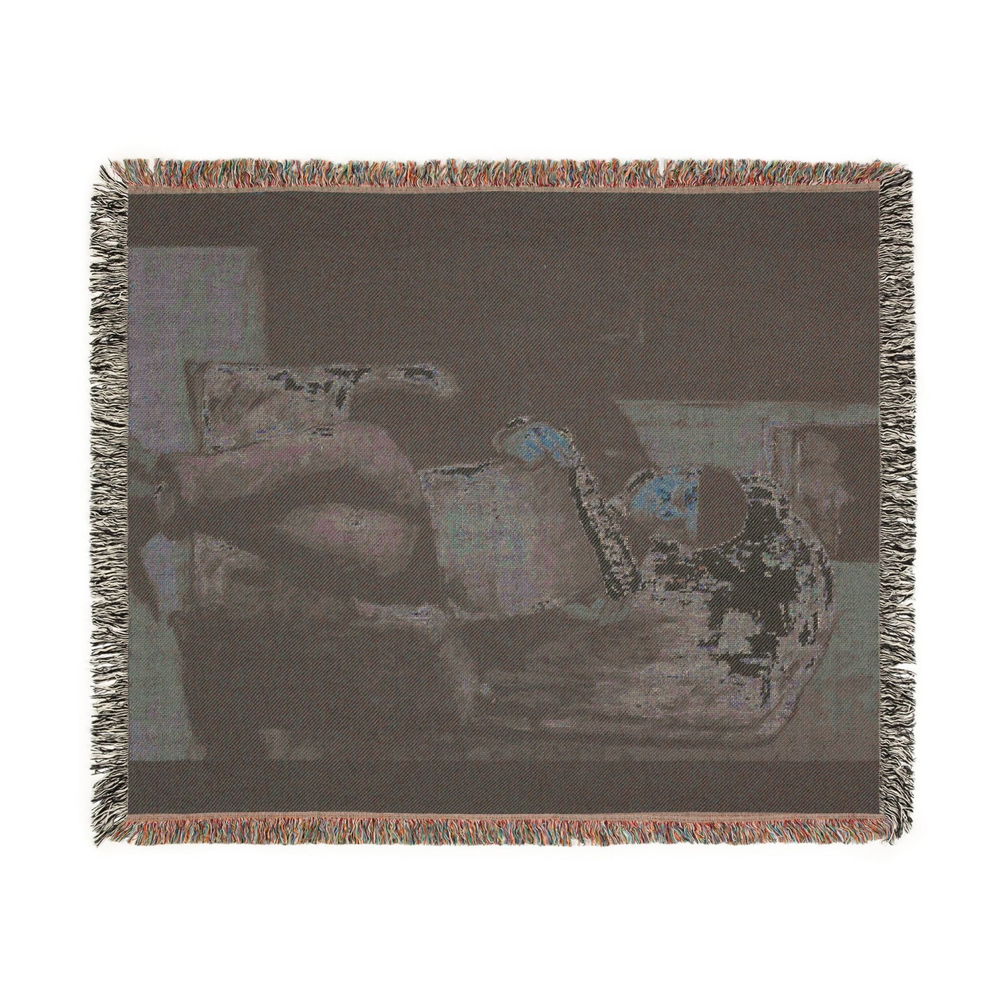 Cézanne, Paul - The Artist’s Father (1866) - Woven Blanket