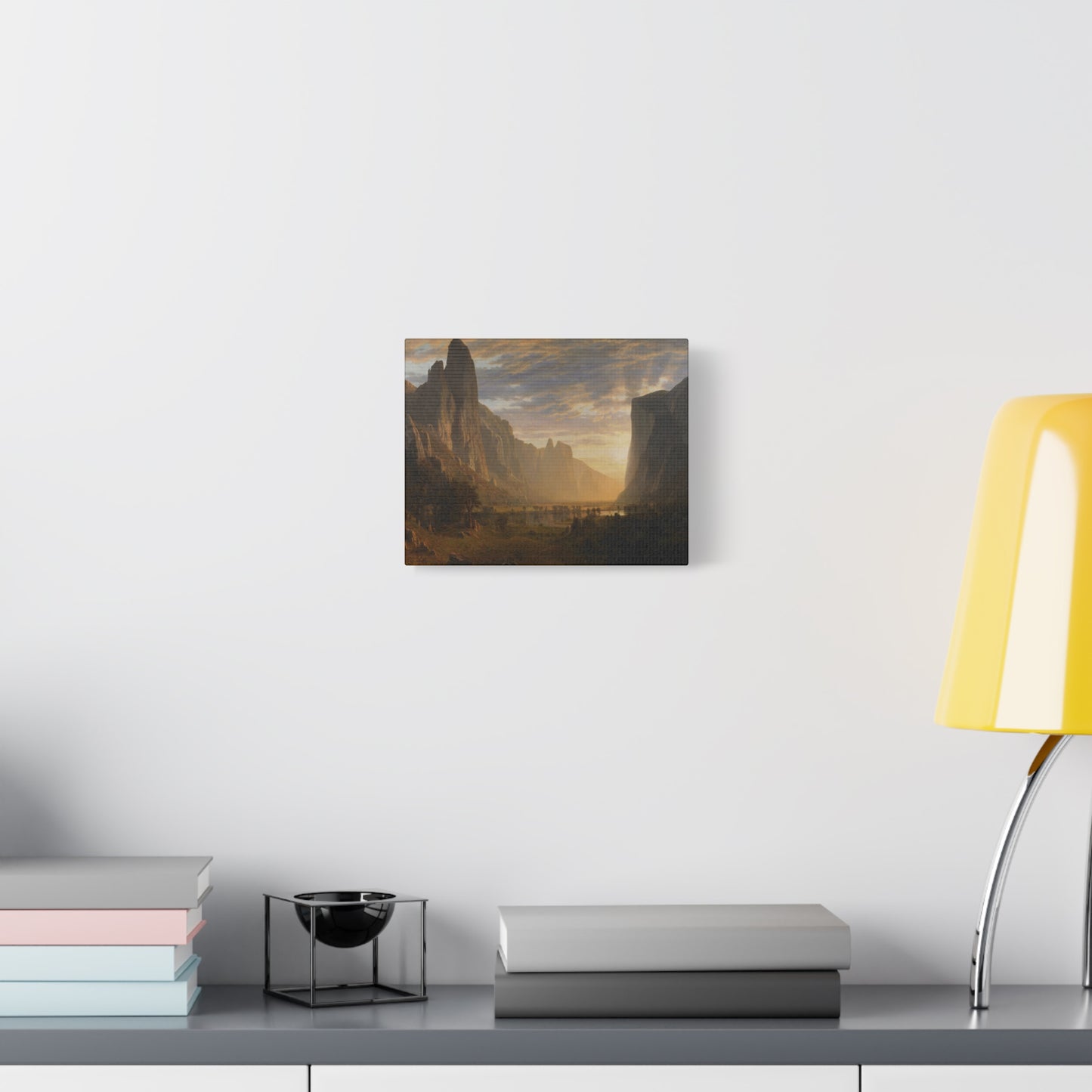 Bierstadt, Albert - Looking Down Yosemite Valley (1865) - Canvas Block, unframed