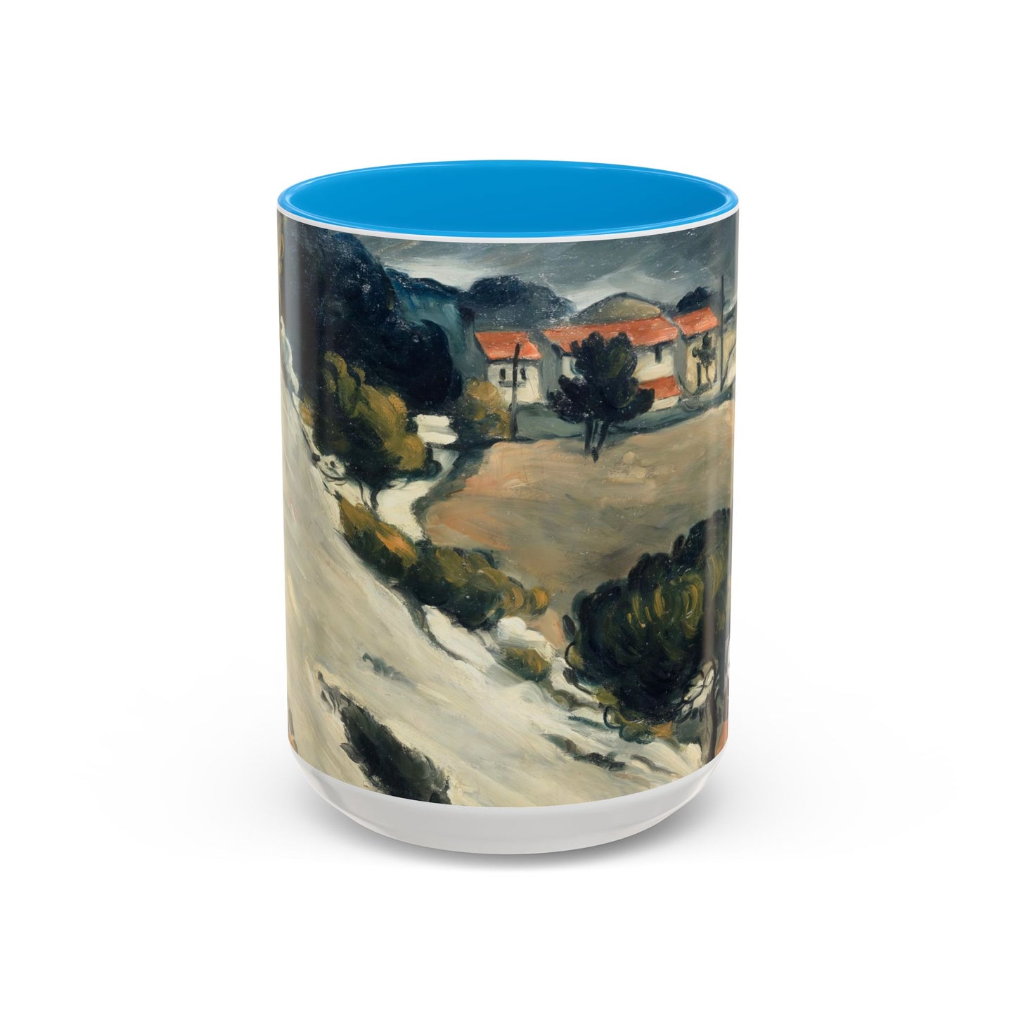 Cézanne, Paul - A Modern Olympia (1874) - Colorful Accent Mugs