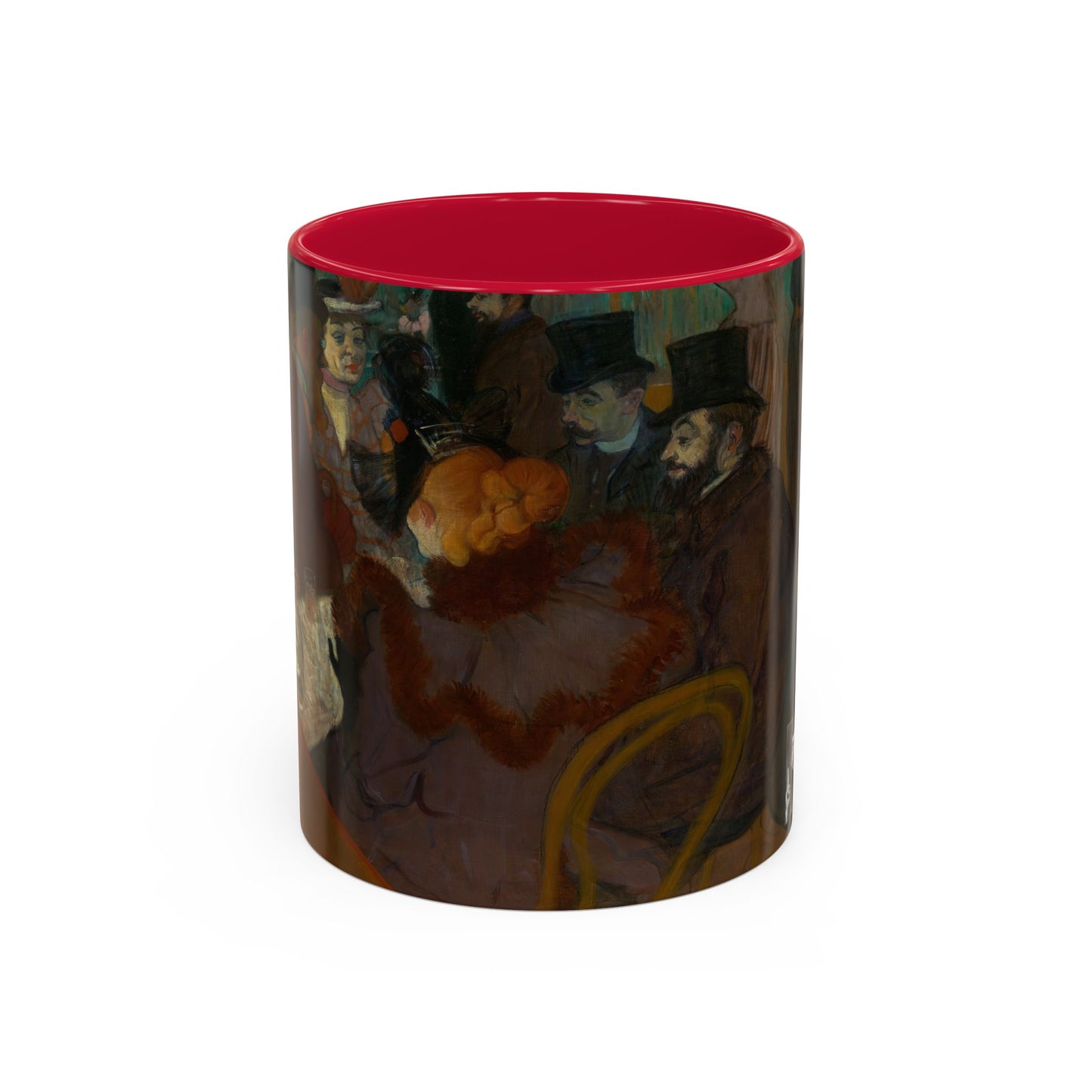 Toulouse-Lautrec, Henri - At the Moulin Rouge (1892) - Colorful Accent Mugs