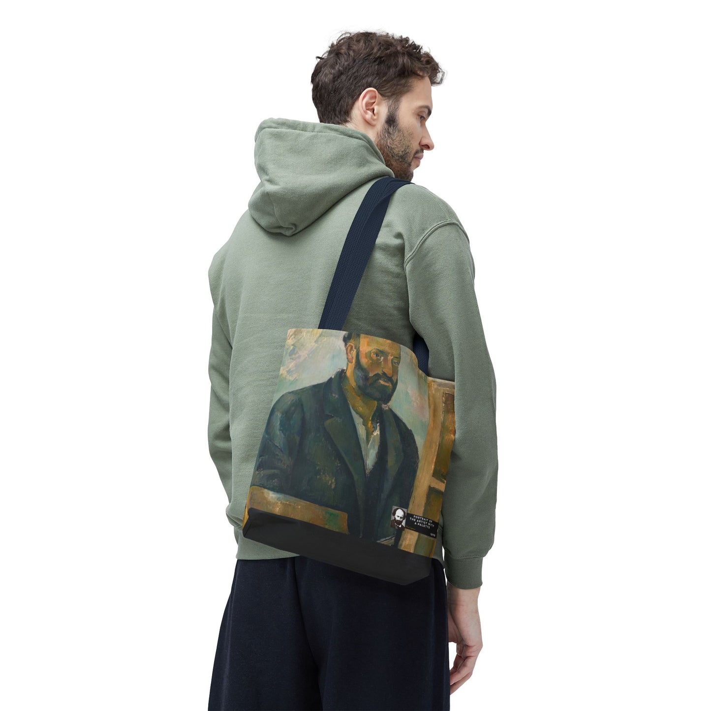 Cézanne, Paul - Portrait of the Artist with a Palette (1890) - Tote Bag