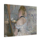 Morisot, Berthe - Woman at Her Toilette (1880) - Canvas Block, unframed
