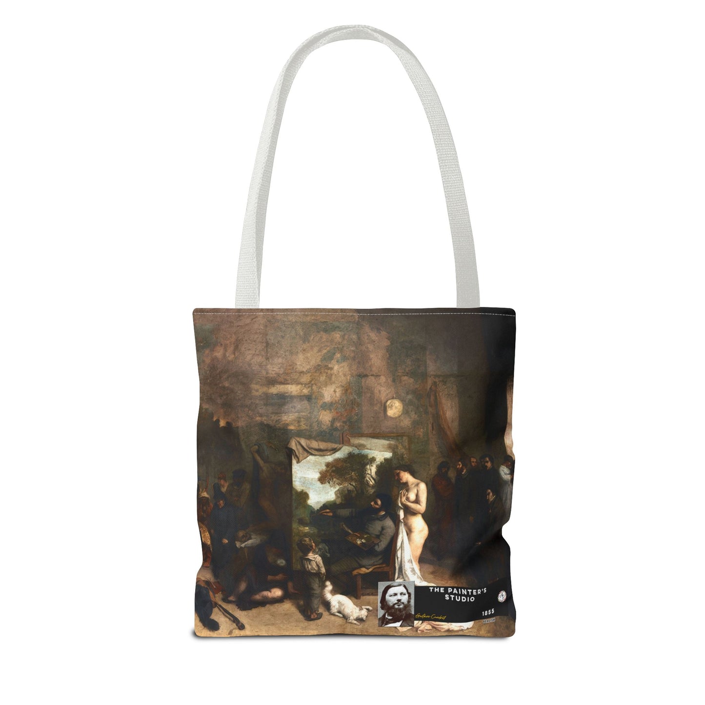 Courbet, Gustave - The Painter’s Studio (1855) - Tote Bag