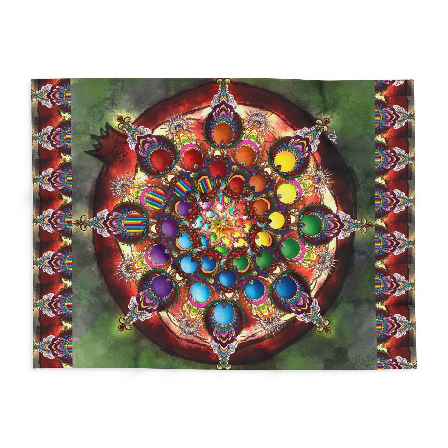 Seeds of Pride Mandala - Arctic Fleece Blanket
