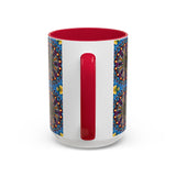 Emerald Arrows Mandala - Colorful Accent Mugs