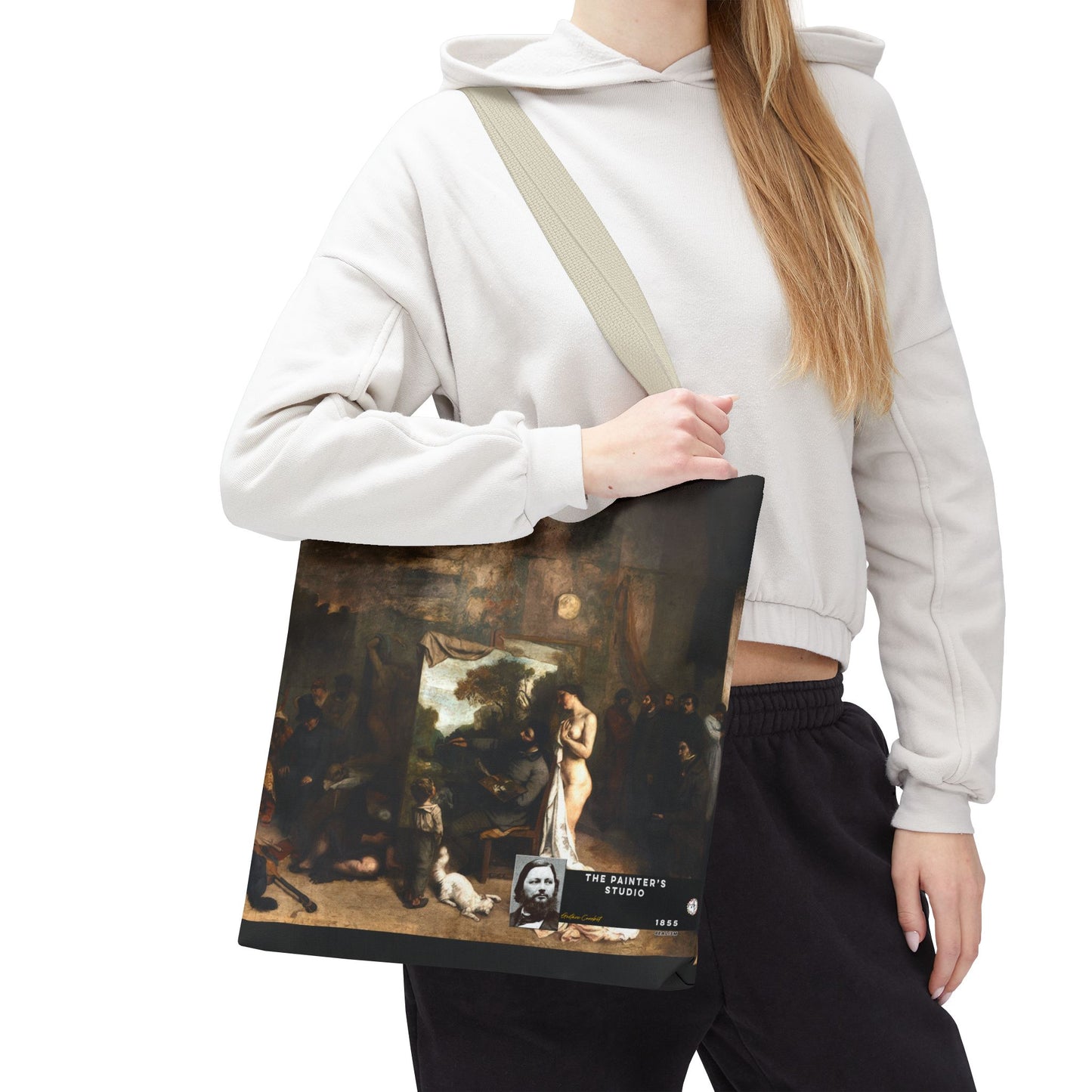 Courbet, Gustave - The Painter’s Studio (1855) - Tote Bag